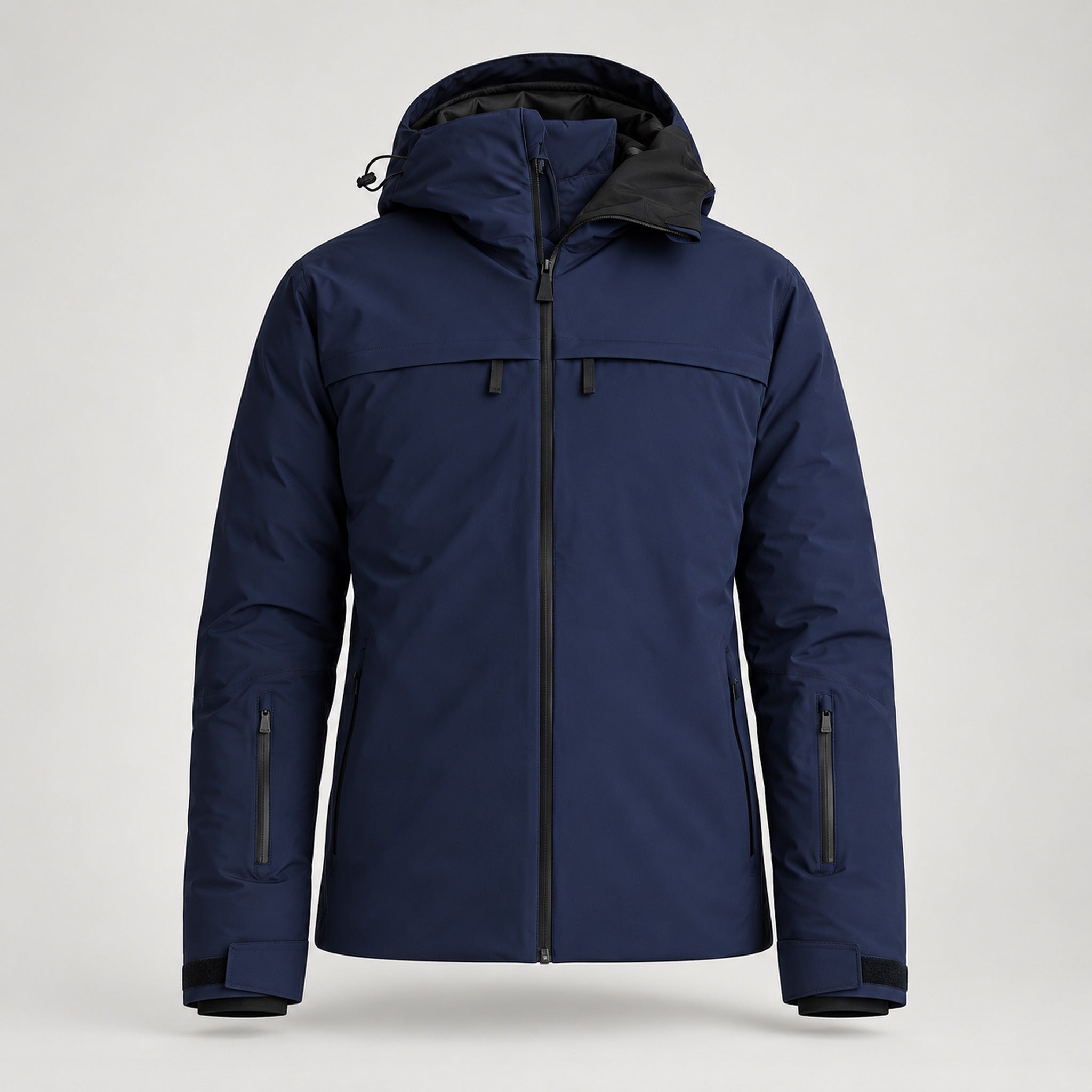 Aztech Mountain Insulated Hayden Ski Jacket in Sander Navy - front product view