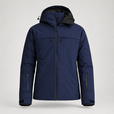 Aztech Mountain Insulated Hayden Ski Jacket in Sander Navy - front product view