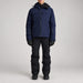 Aztech Mountain Insulated Hayden Ski Jacket in Sander Navy - front model view