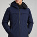Aztech Mountain Insulated Hayden Ski Jacket in Sander Navy - garment detail view