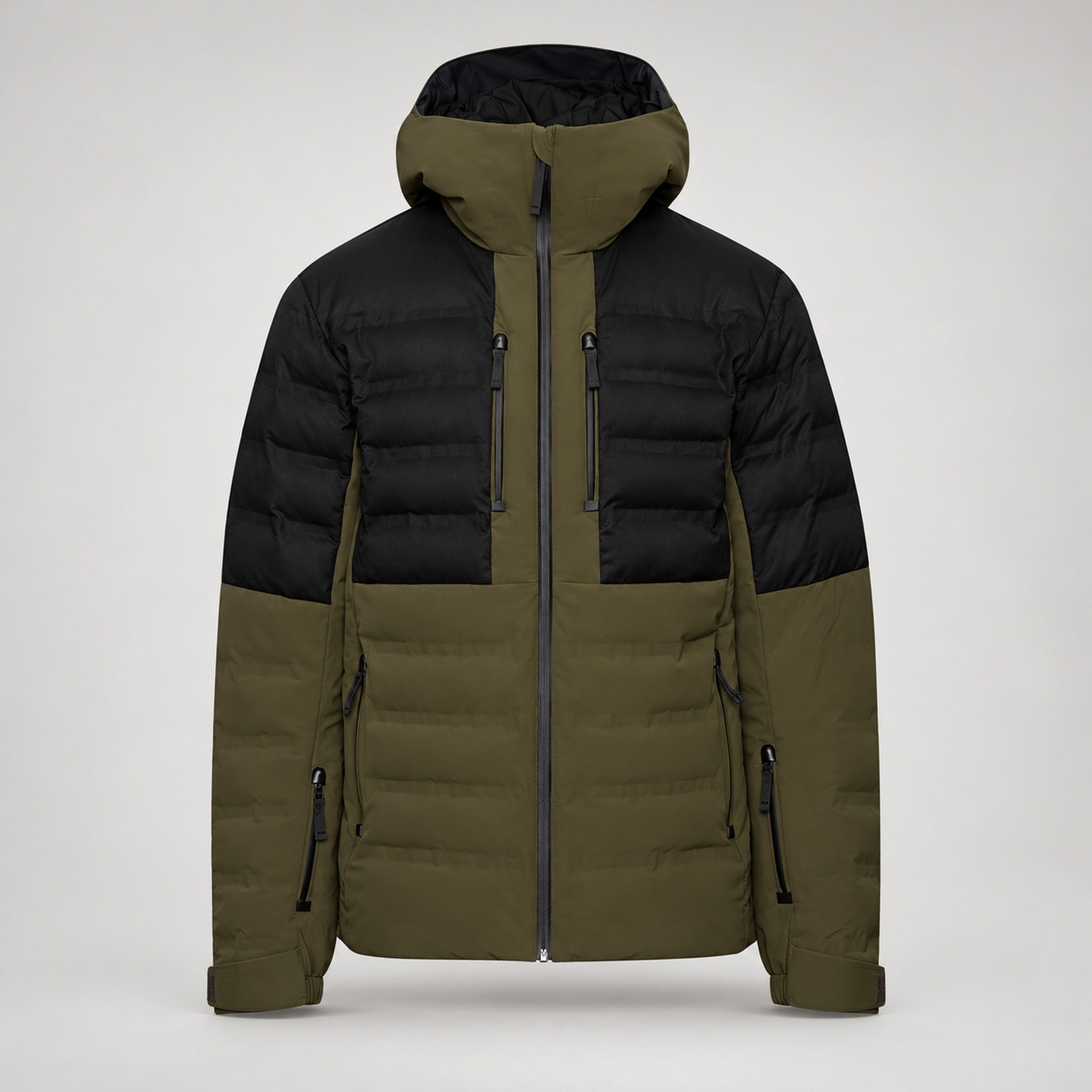 Aztech Mountain Pyramid Ski Jacket in Arlberg Green - front product view