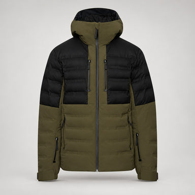 Aztech Mountain Pyramid Ski Jacket in Arlberg Green - front product view