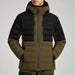 Aztech Mountain Pyramid Ski Jacket in Arlberg Green - garment detail view