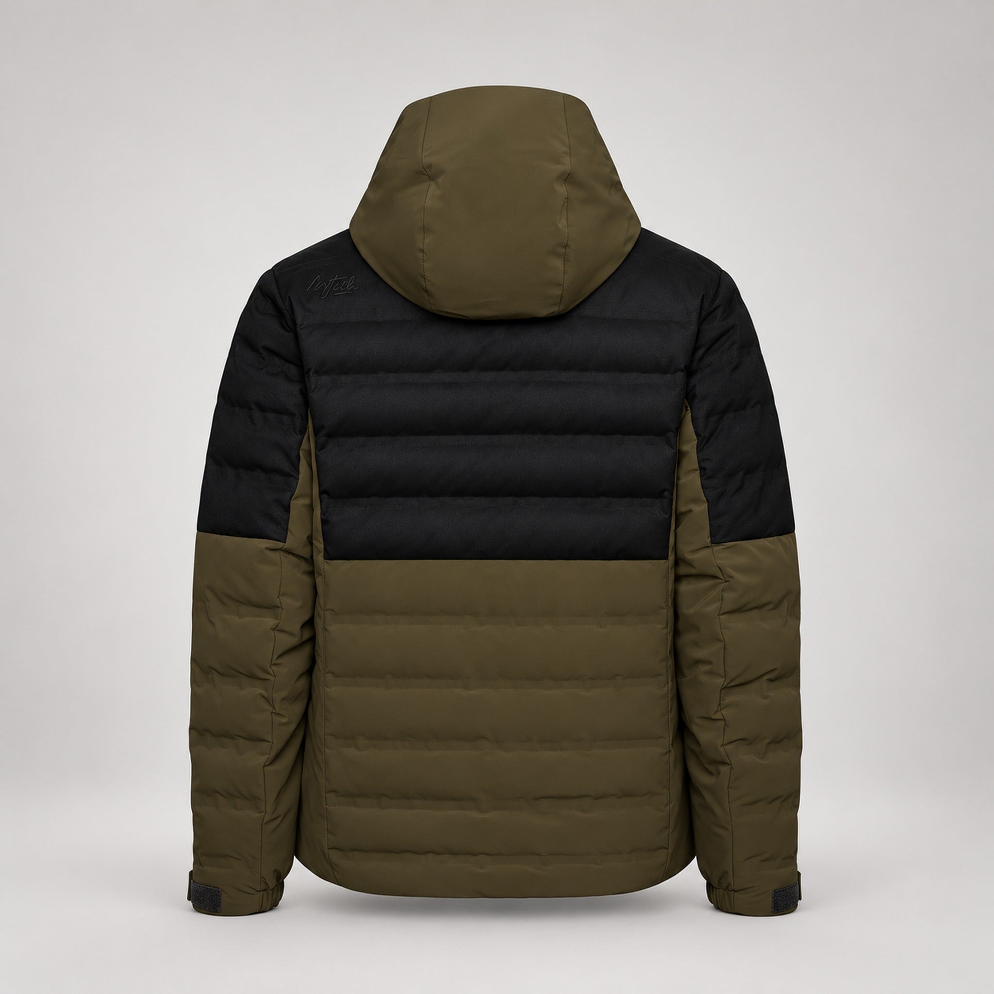 Aztech Mountain Pyramid Ski Jacket in Arlberg Green - back product view