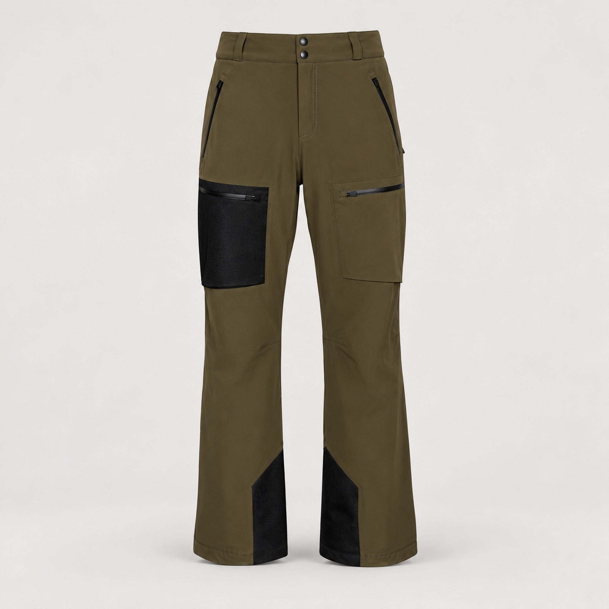 Aztech Mountain Pyramid Ski Pant in Arlberg Green - front product view