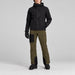 Aztech Mountain Pyramid Ski Pant in Arlberg Green - full outfit model view