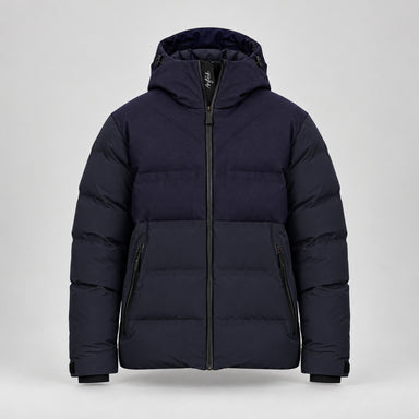 Aztech Mountain Superlite Ski Jacket in Wool Navy - front product view