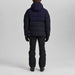 Aztech Mountain Superlite Ski Jacket in Wool Navy - back model view