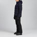 Aztech Mountain Superlite Ski Jacket in Wool Navy - side model view