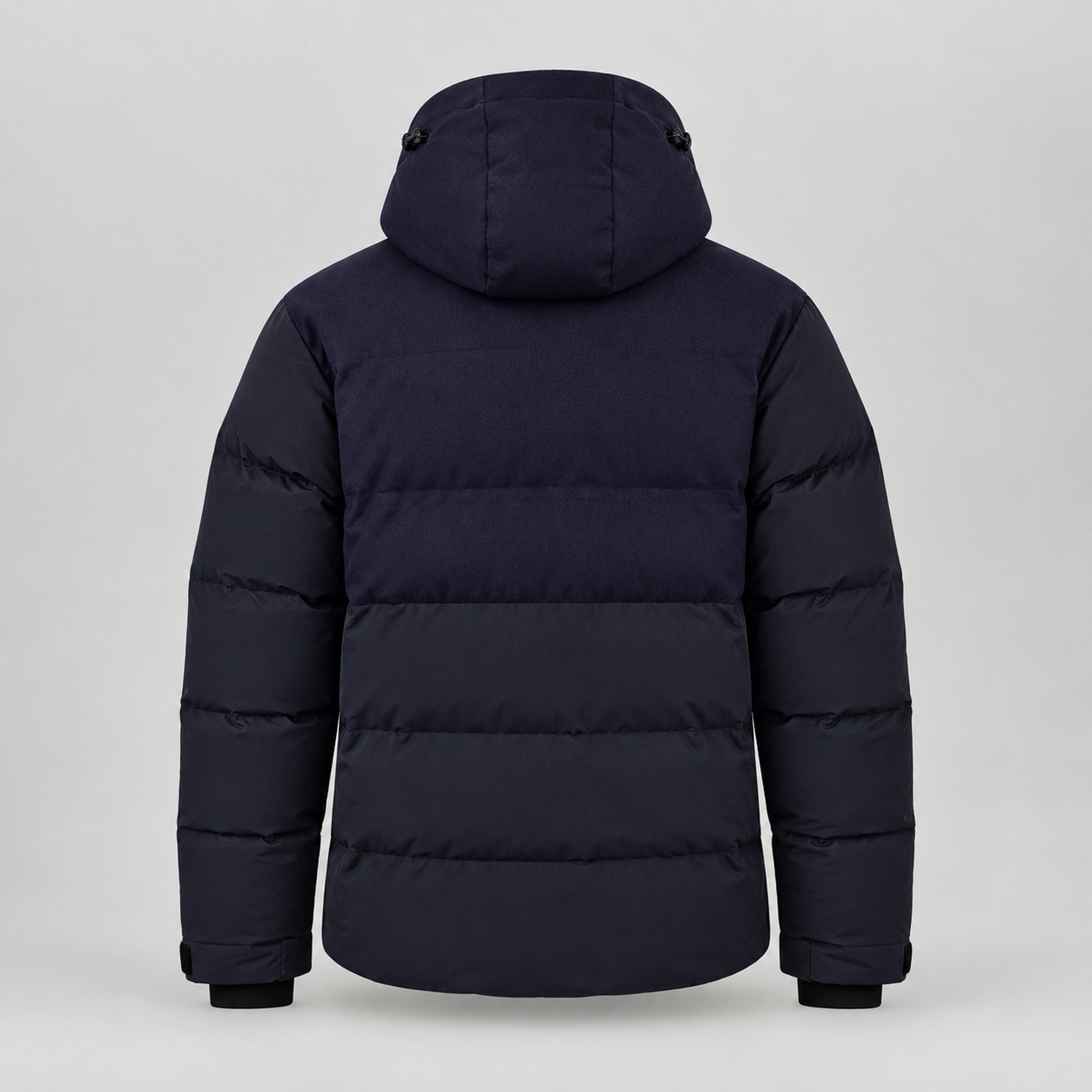 Aztech Mountain Superlite Ski Jacket in Wool Navy - back product view