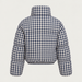 Cordova women's Cortina Ski Jacket in Indigo Gingham – product back view – London Ski Co