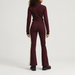 Cordova women's OTB Ski Suit in Bordeaux – model back view – London Ski Co
