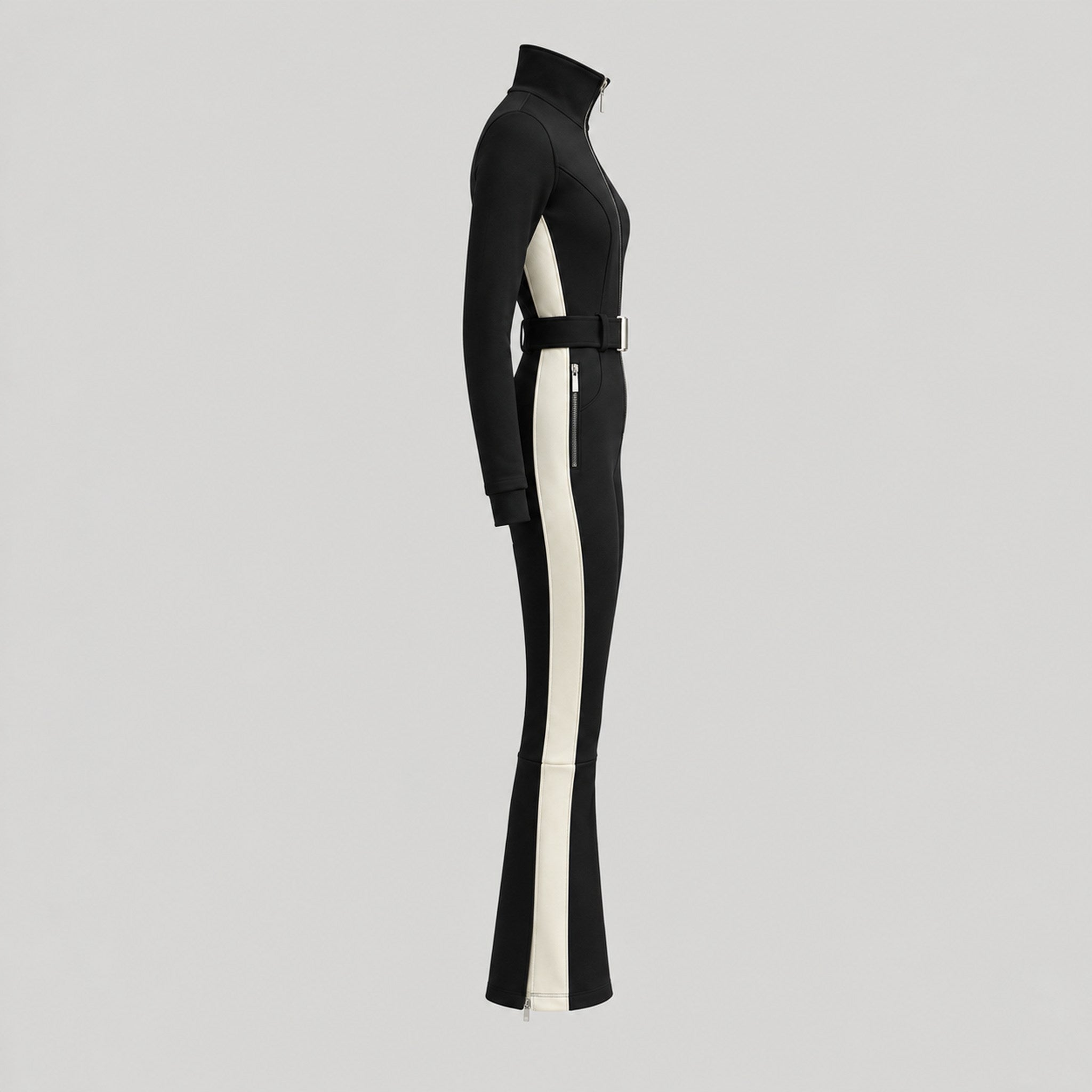Cordova women's Cordova OTB Ski Suit in Onyx – product side view – London Ski Co