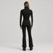 Cordova women's Cordova OTB Ski Suit in Onyx – model back view – London Ski Co