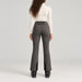 St Moritz Ski Pants in Anthracite — model back