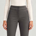 St Moritz Ski Pants in Anthracite — waist zip detail