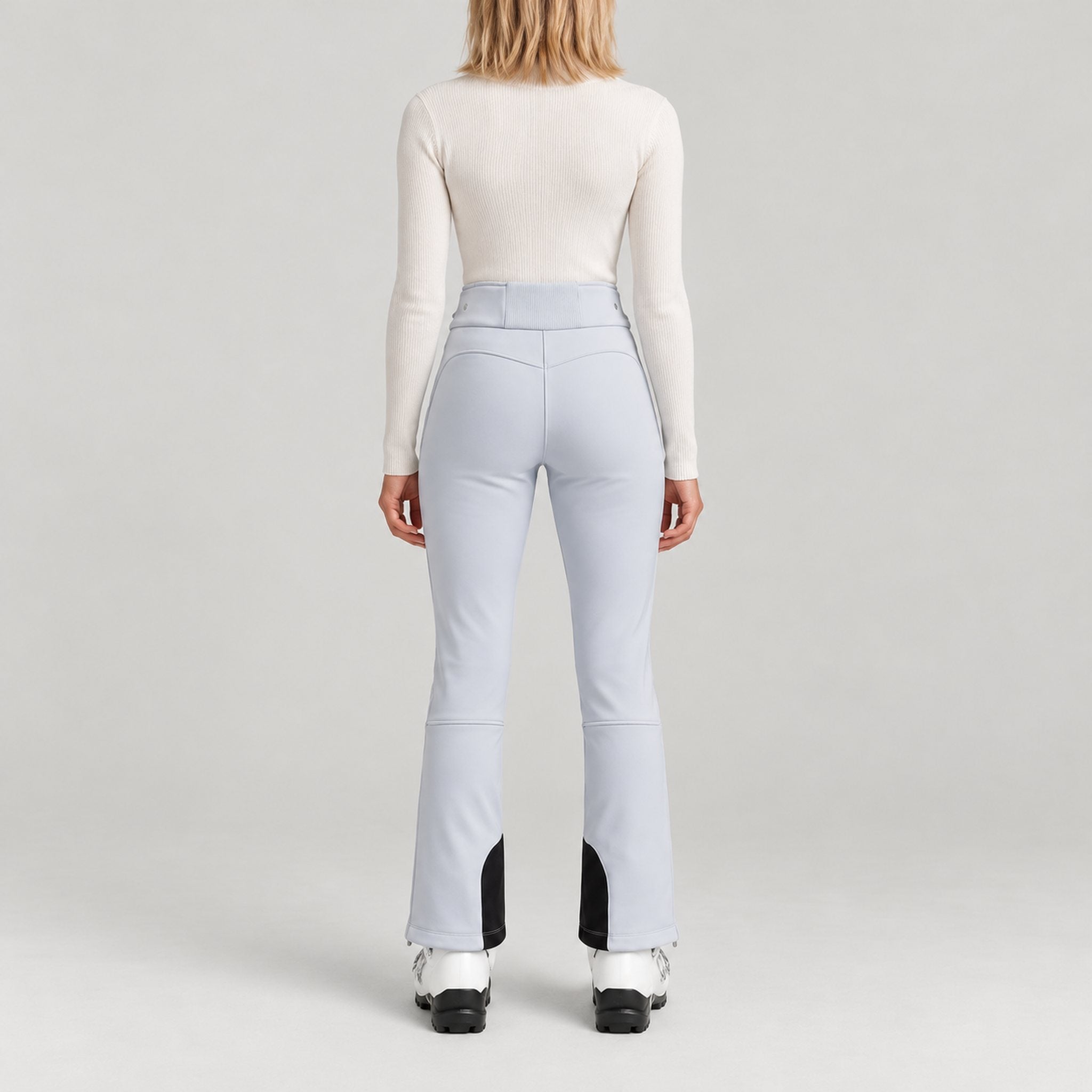 St Moritz Ski Pants in Glacier — model back