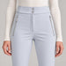 St Moritz Ski Pants in Glacier — waist zip detail