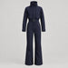Cordova women's Volta Ski Suit in Indigo – product front view – London Ski Co
