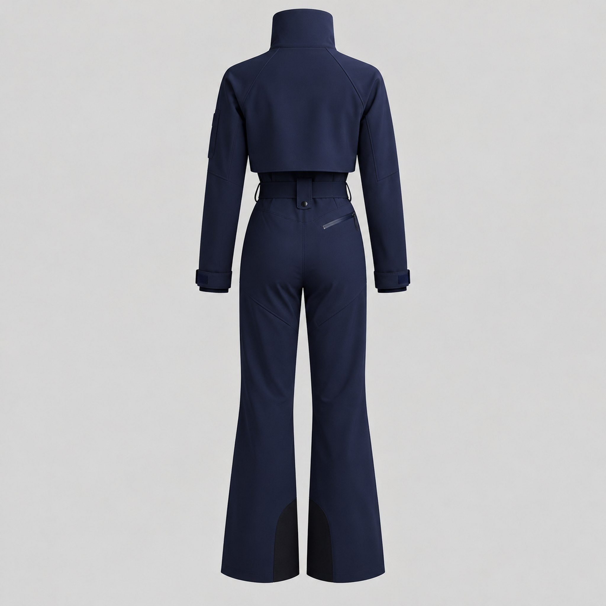 Cordova women's Volta Ski Suit in Indigo – product back view – London Ski Co
