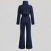 Cordova women's Volta Ski Suit in Indigo – product back view – London Ski Co