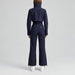 Cordova women's Volta Ski Suit in Indigo – model back view – London Ski Co