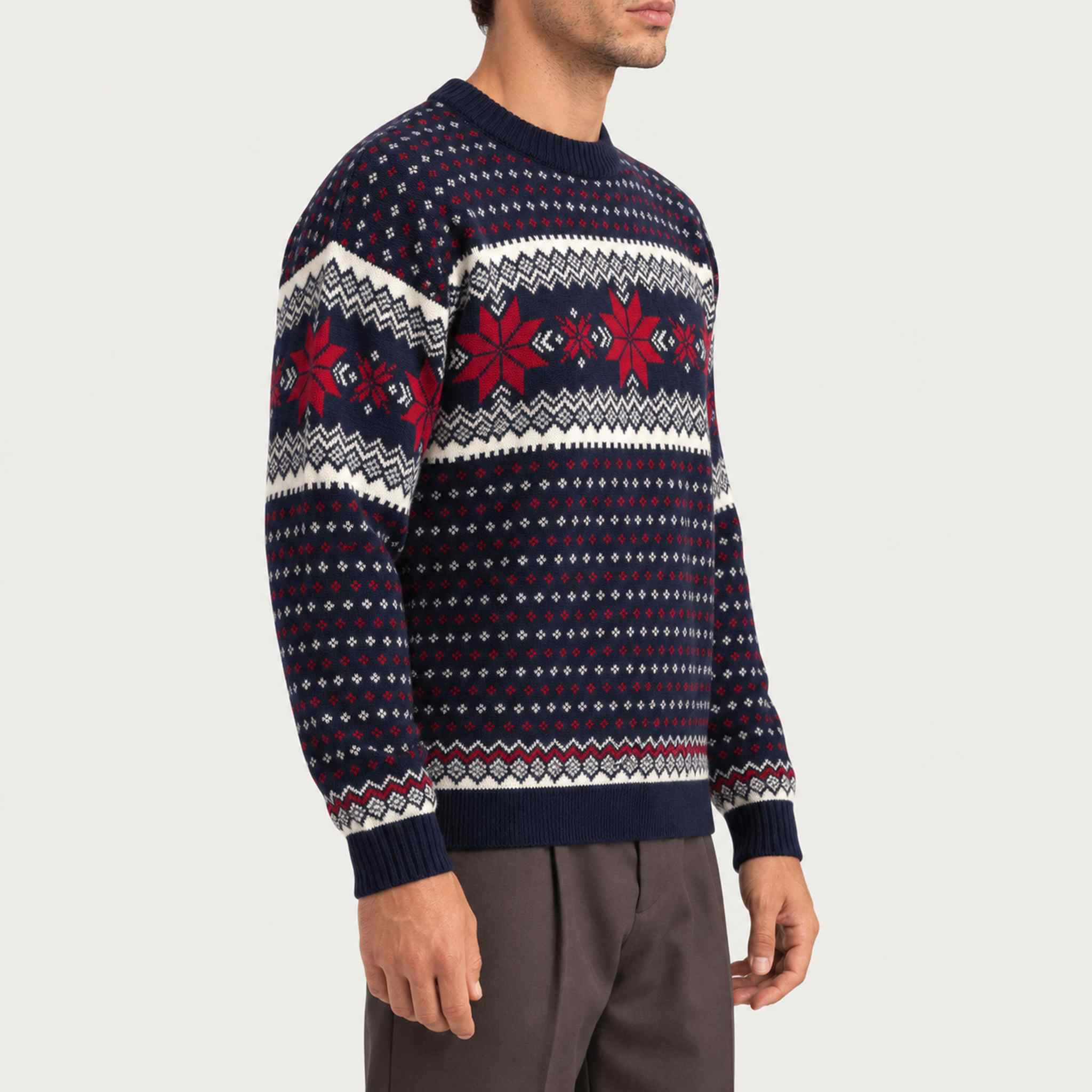 Dale of Norway Egersund Sweater - model side