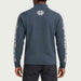 Dale of Norway Geilo Sweater in Steel - model back