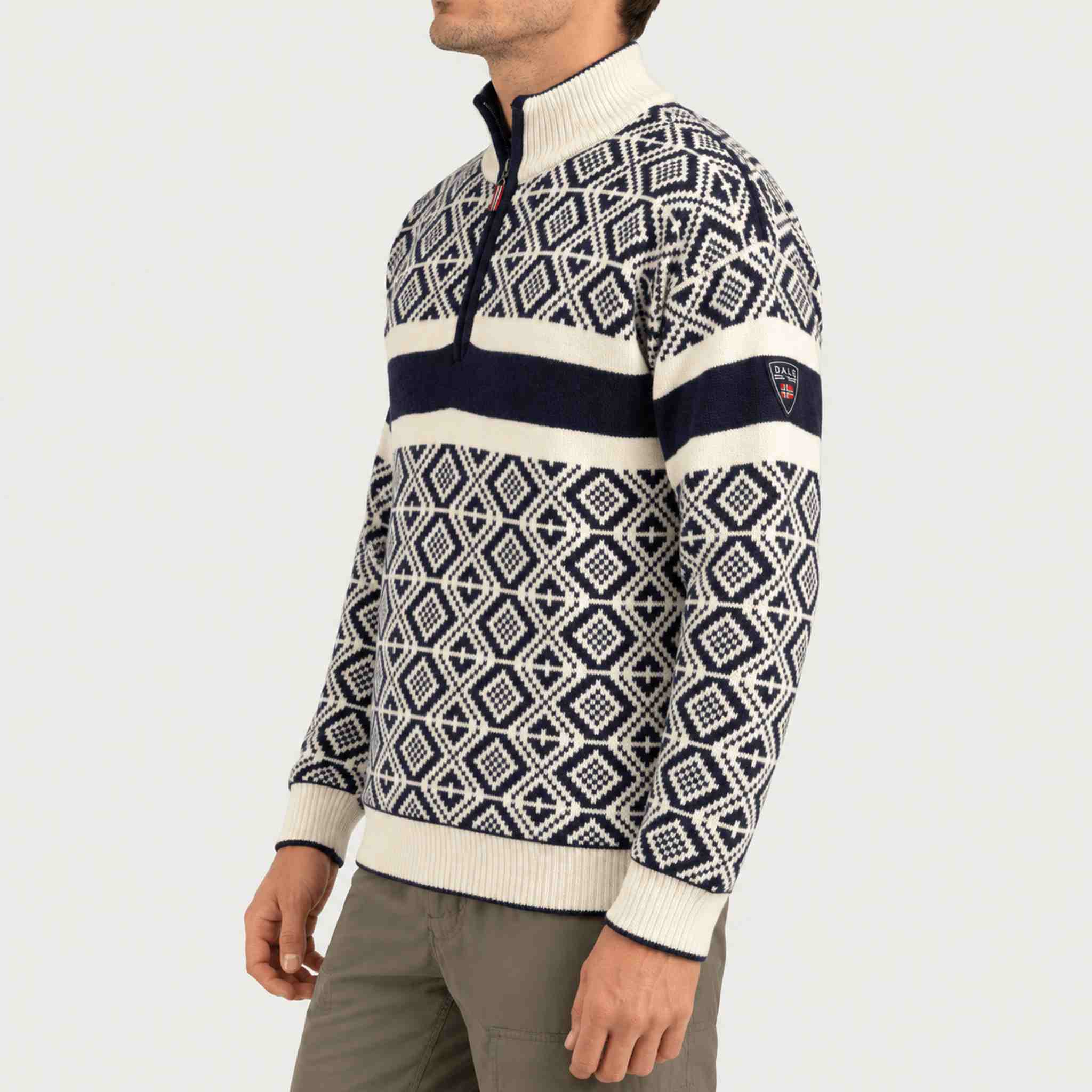Dale of Norway Team Norway Cortina Sweater - model side