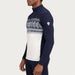 Dale of Norway Vail Base Layer Half Zip Sweater - model side
