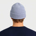 Dale of Norway Bouvet Beanie in Light Blue - male back