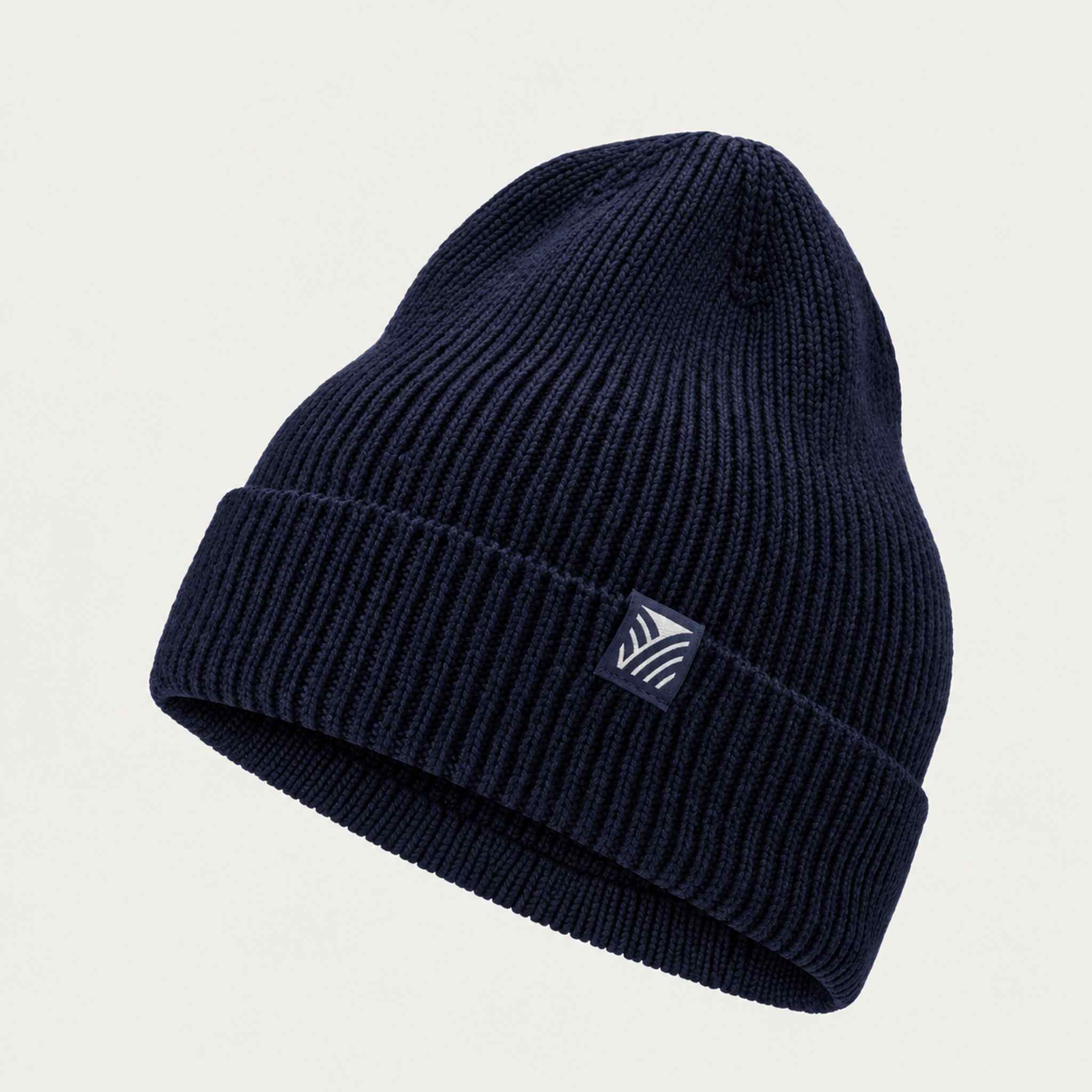 Dale of Norway Bouvet Beanie in Navy - side