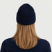 Dale of Norway Bouvet Beanie in Navy - female back