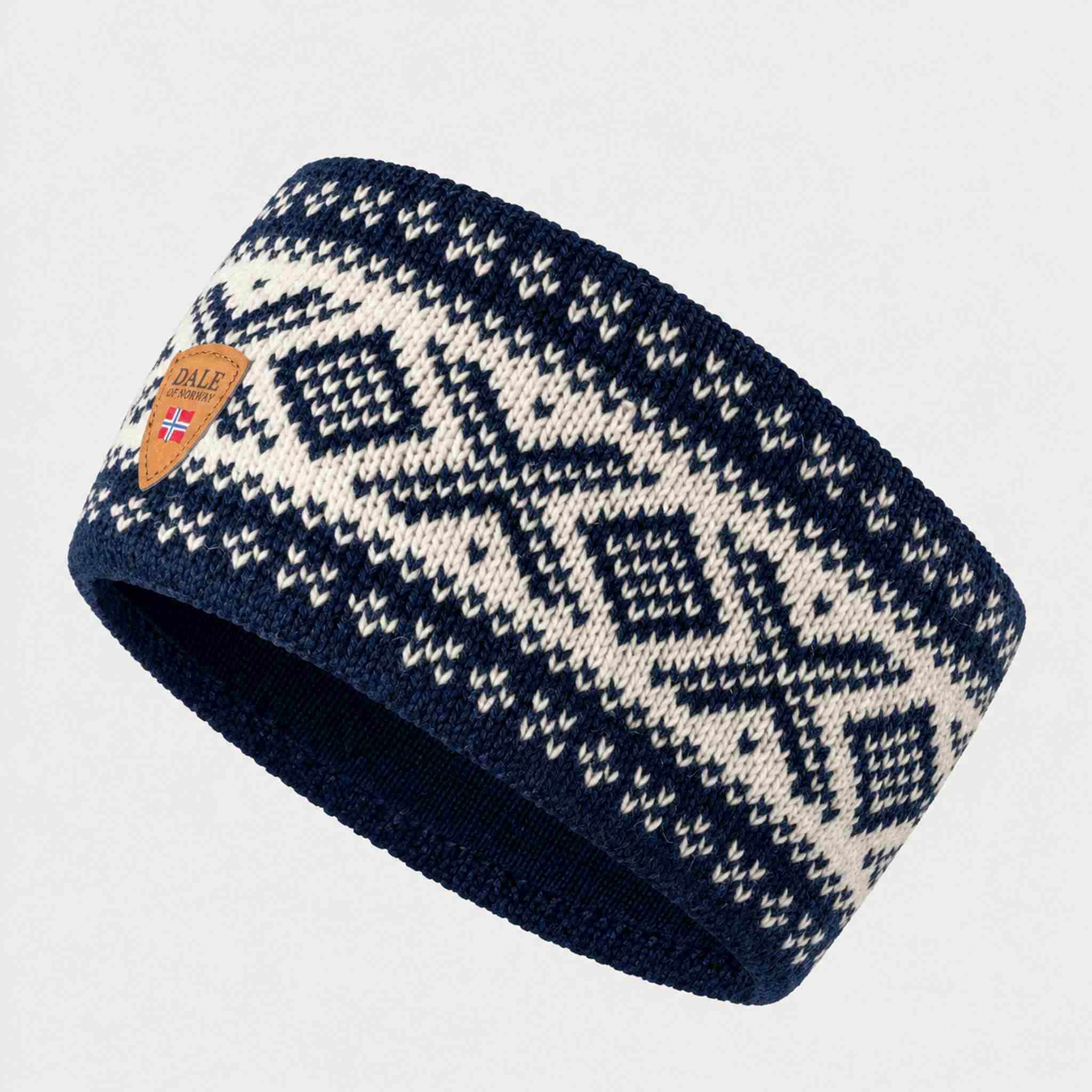 Dale of Norway Cortina 1956 Headband in Navy - side