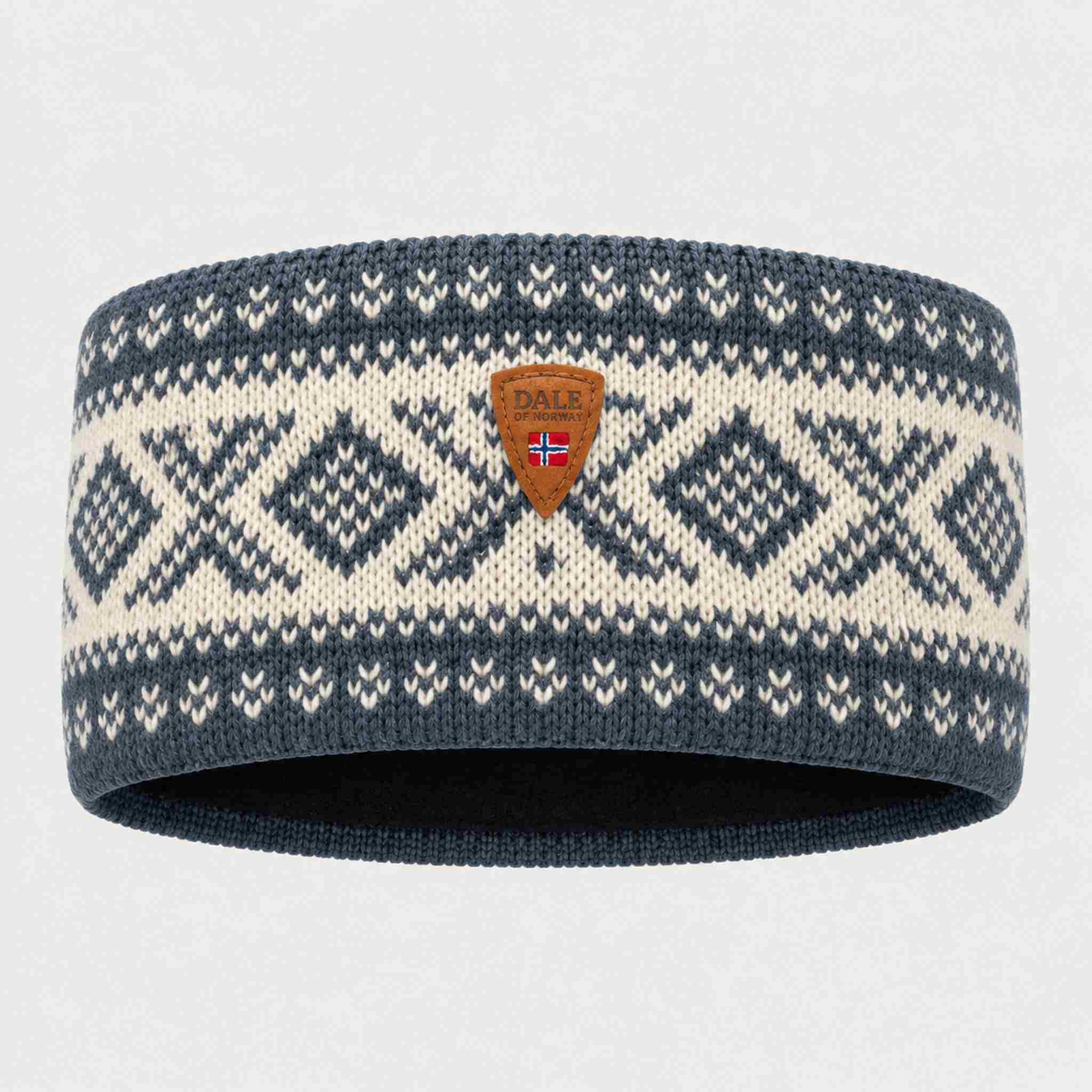 Dale of Norway Cortina 1956 Headband in Steel - front