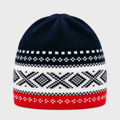Dale of Norway Dystingen Hat in Navy/Raspberry - back