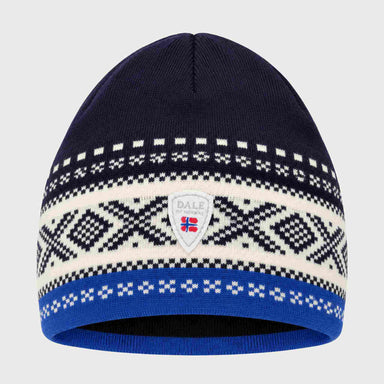 Dale of Norway Dystingen Hat in Navy/Ultramarine - front