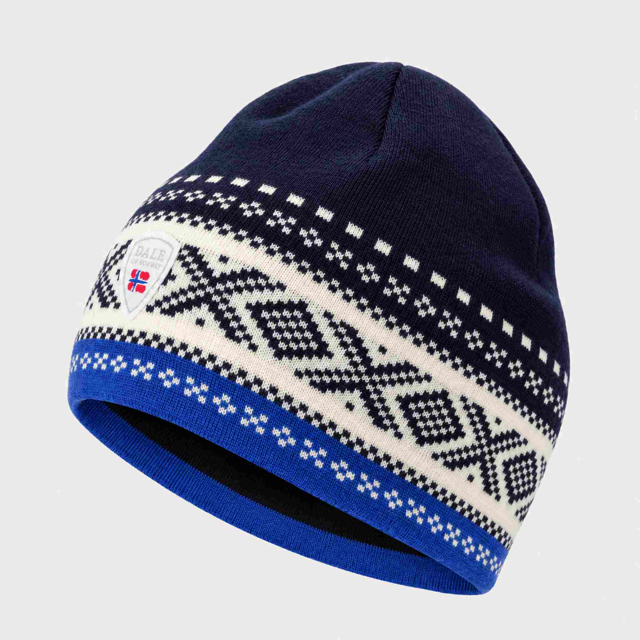 Dale of Norway Dystingen Hat in Navy/Ultramarine - side