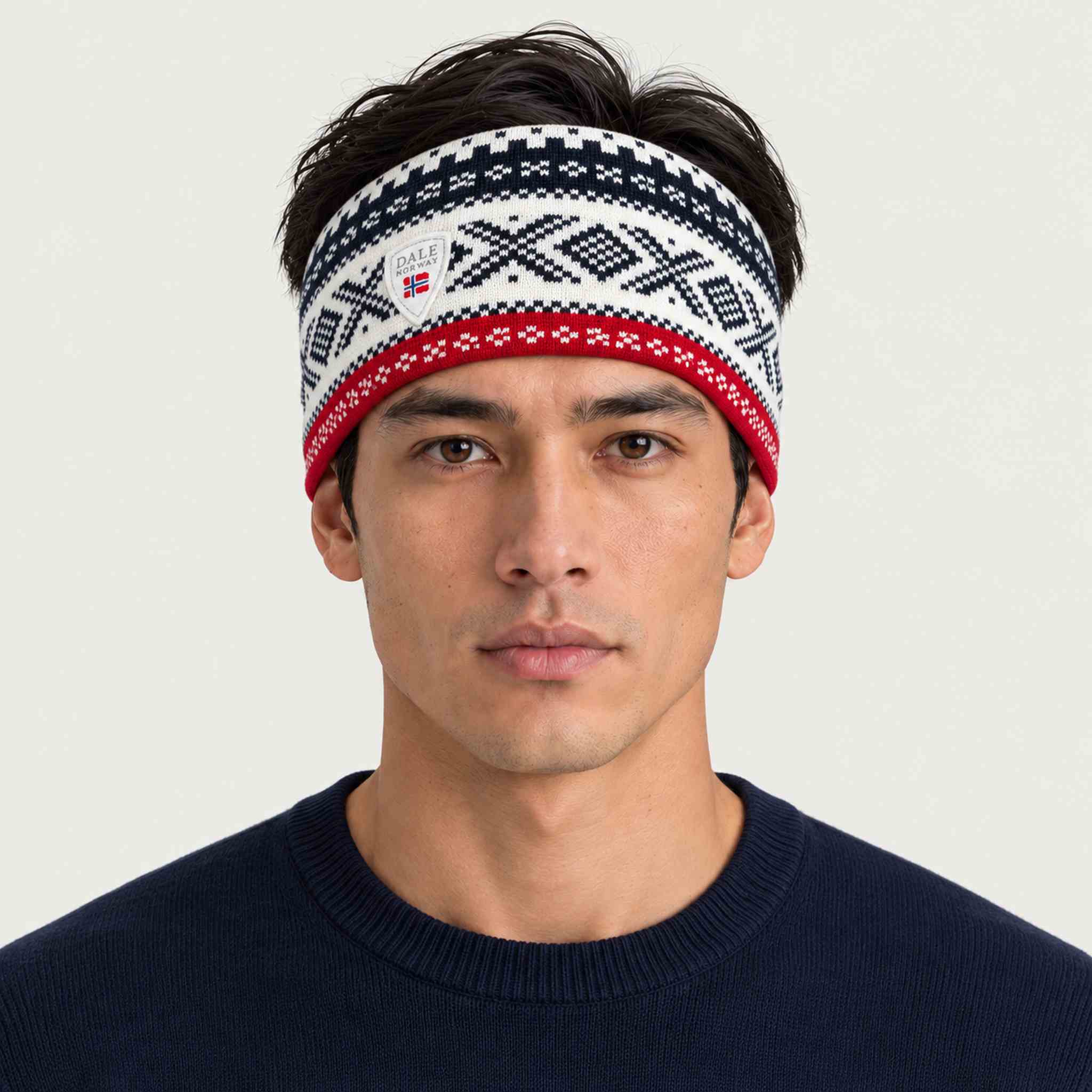 Dale of Norway Dystingen Headband in Navy - male front