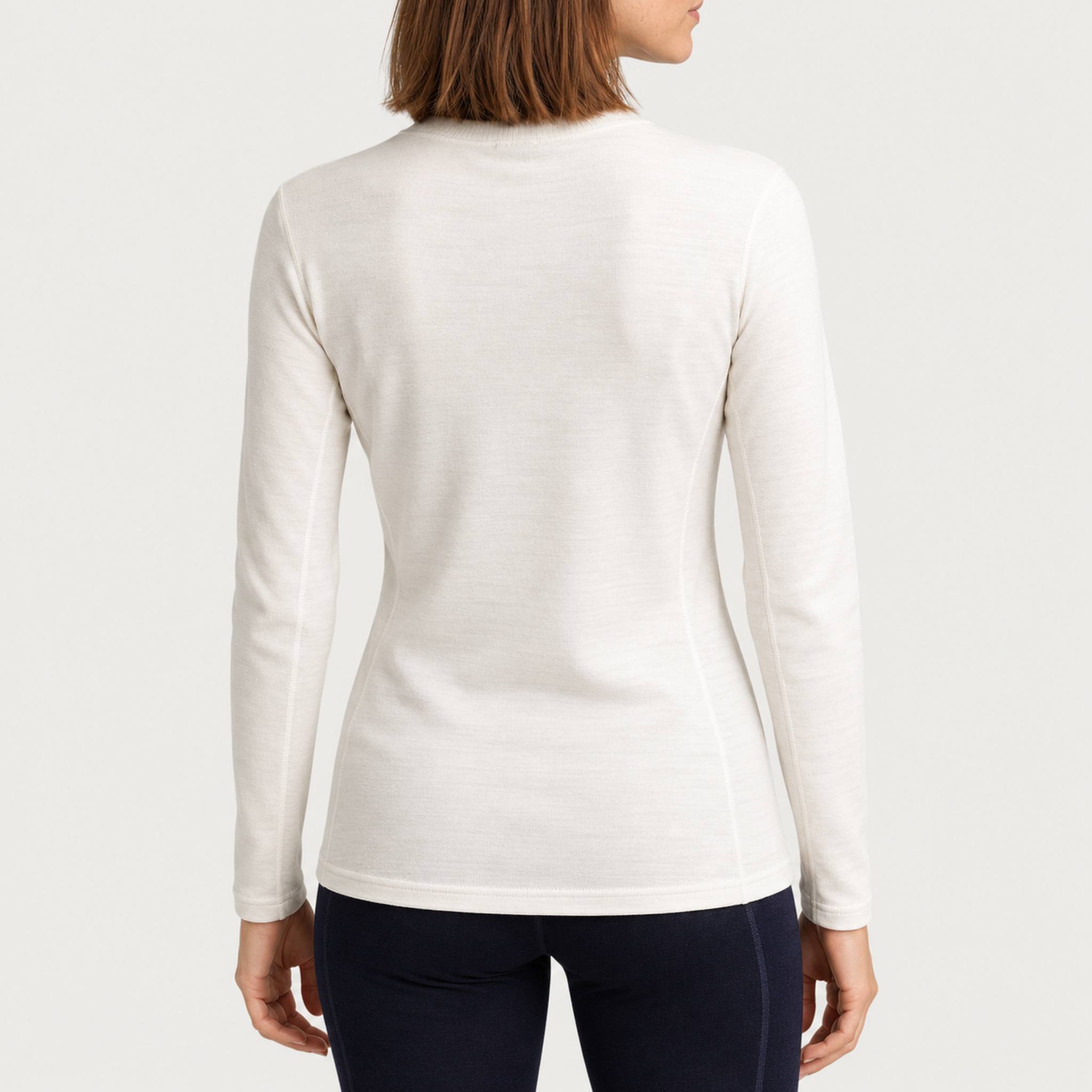 Dale of Norway Falkeberg Base Layer Crew Neck Sweater - model back