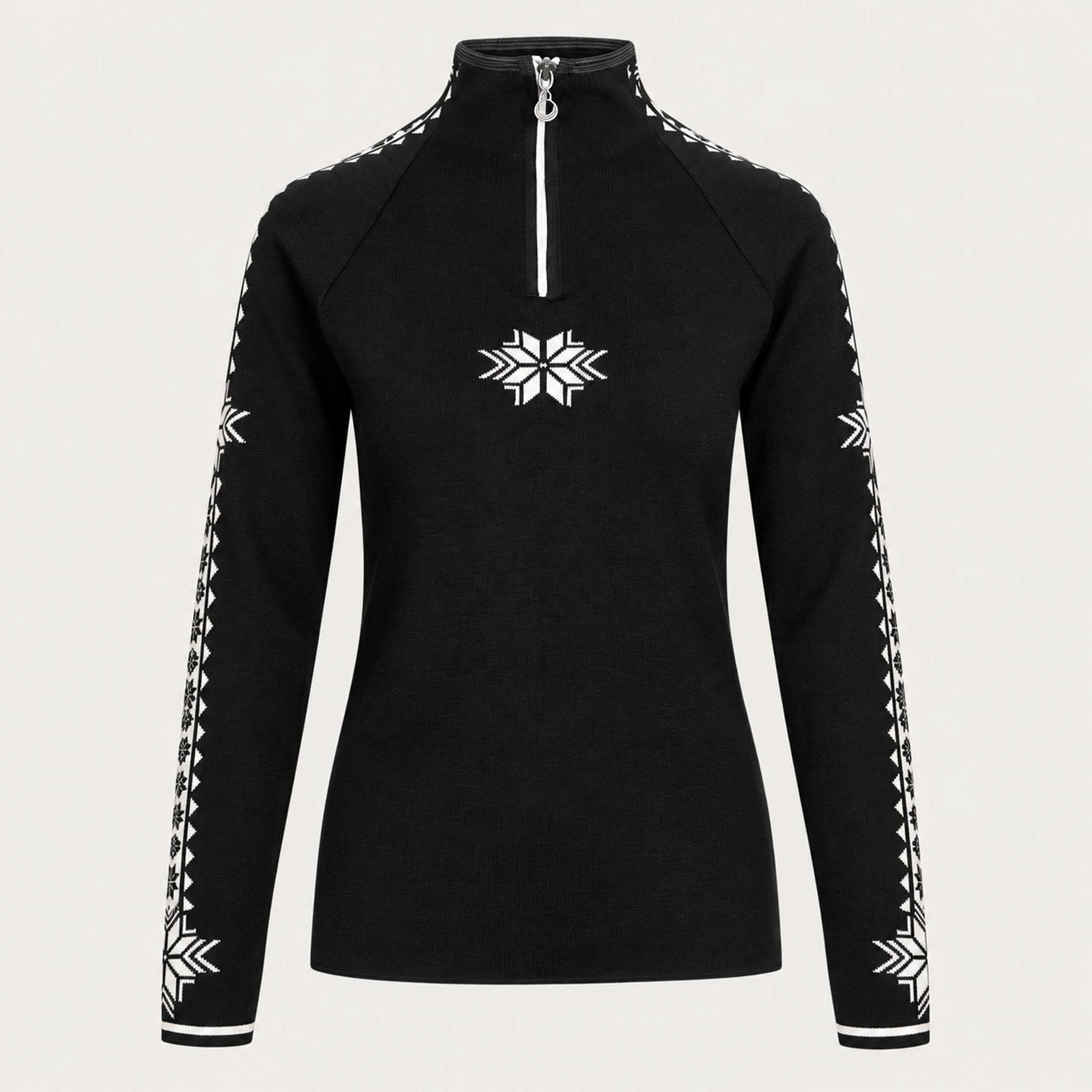 Dale of Norway Geilo Sweater in Black - front