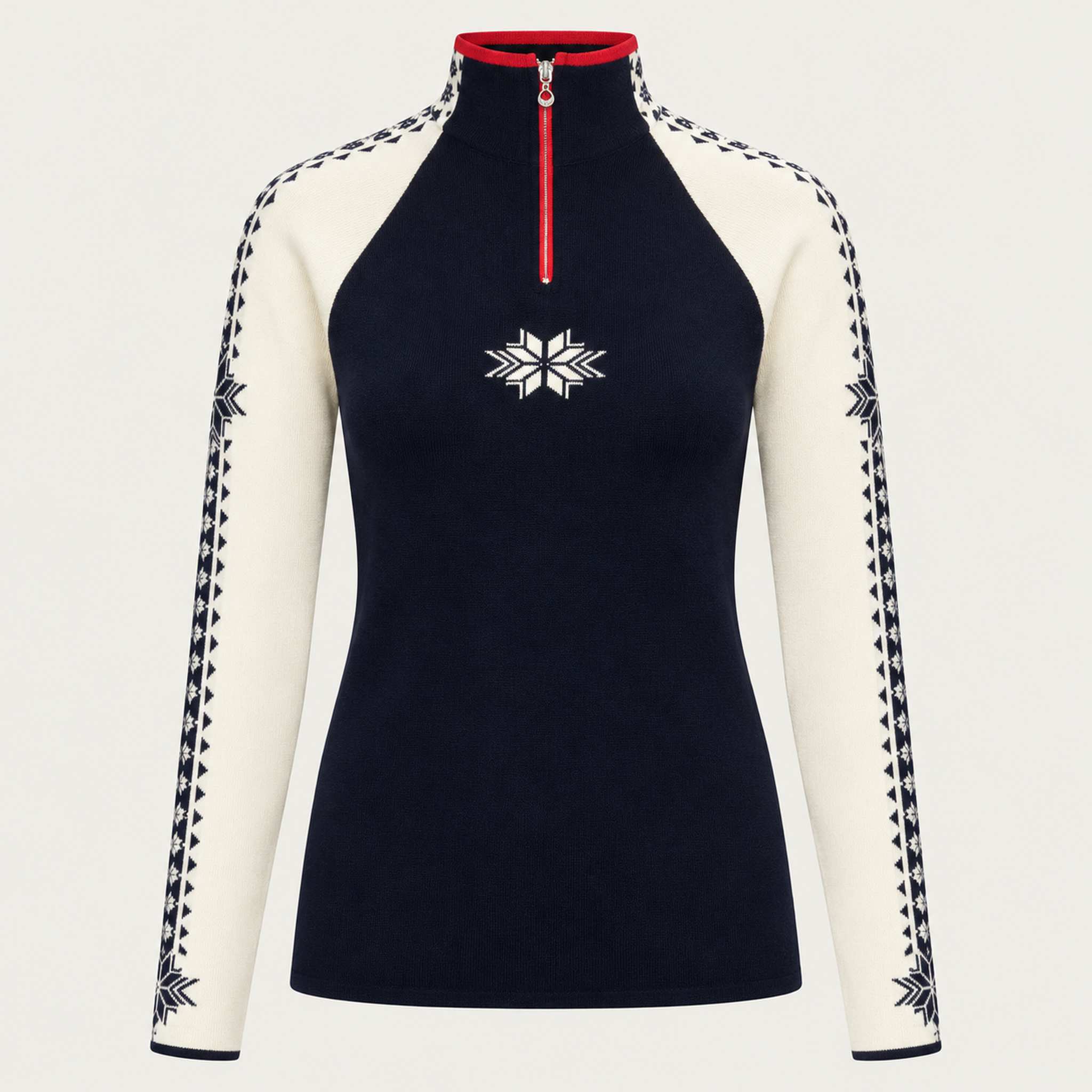 Dale of Norway Geilo Sweater in Navy/Off White - front
