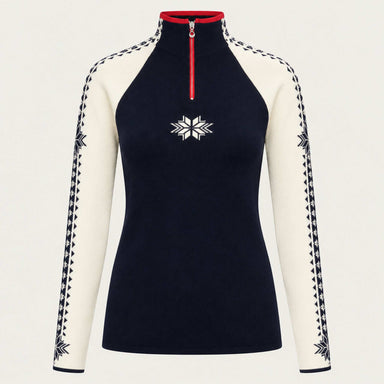 Dale of Norway Geilo Sweater in Navy/Off White - front