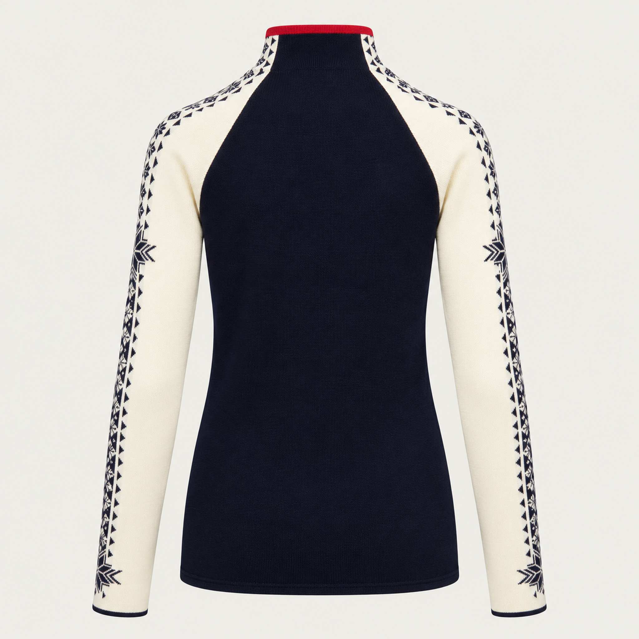 Dale of Norway Geilo Sweater in Navy/Off White - back