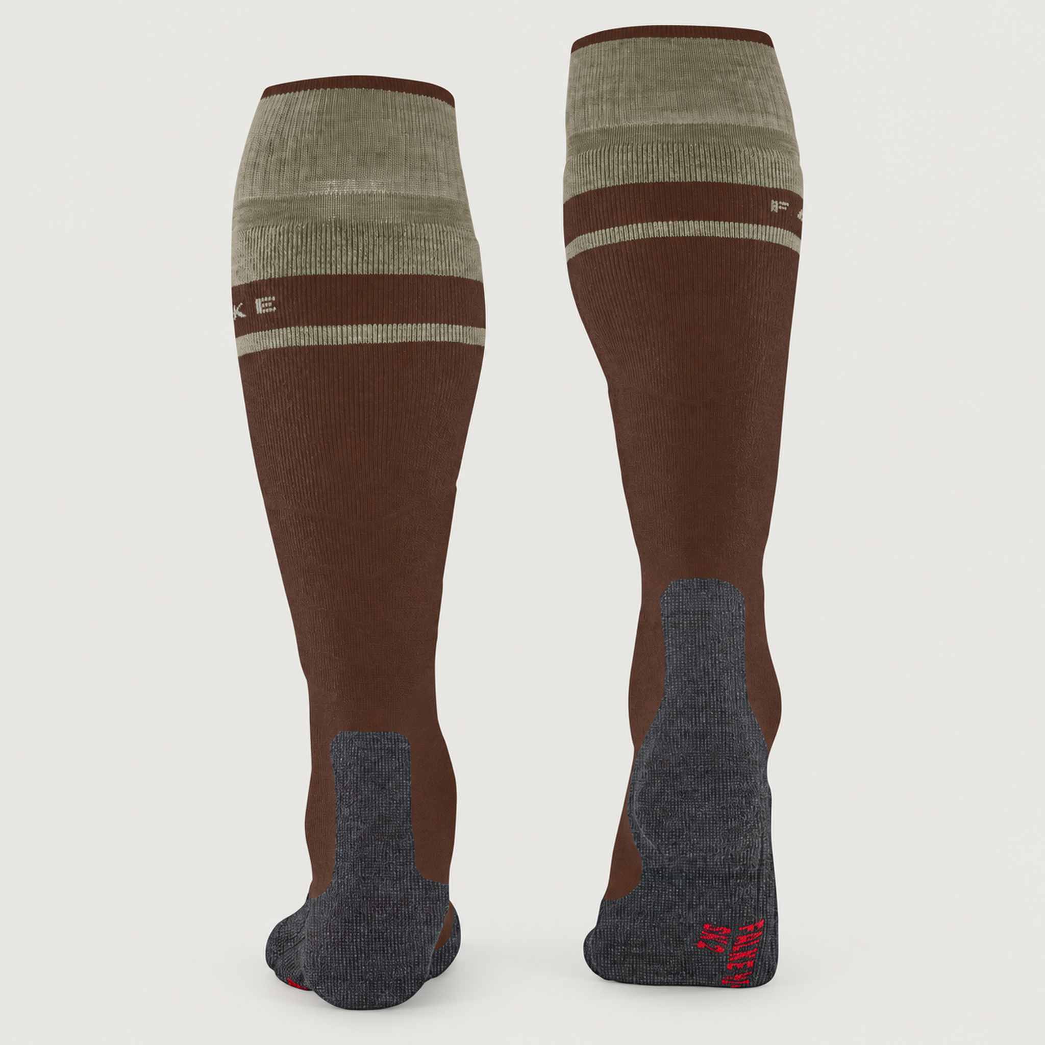 Falke SK2 Men’s Ski Socks in Chestnut – back product view