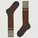 Falke SK2 Men’s Ski Socks in Chestnut – flat view product view
