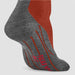 Falke SK2 Men’s Ski Socks in Chilly Orange – sole detail product view