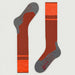 Falke SK2 Men’s Ski Socks in Chilly Orange – flat view product view