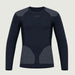 FALKE men's Thermozone baselayer top in Space Blue – front view