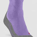 Falke SK2 Women’s Ski Socks in Light Lilac – heel detail product view